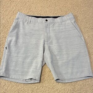 BYLT Basics Heather Gray Flat Front Kinetic Shorts men’s Large